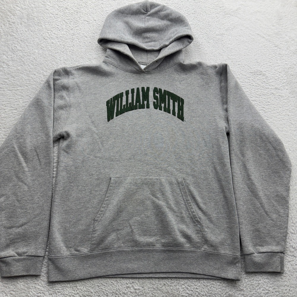 The Cotton Exchange William Smith Hoodie Mens Large Gray Made in USA Pullover